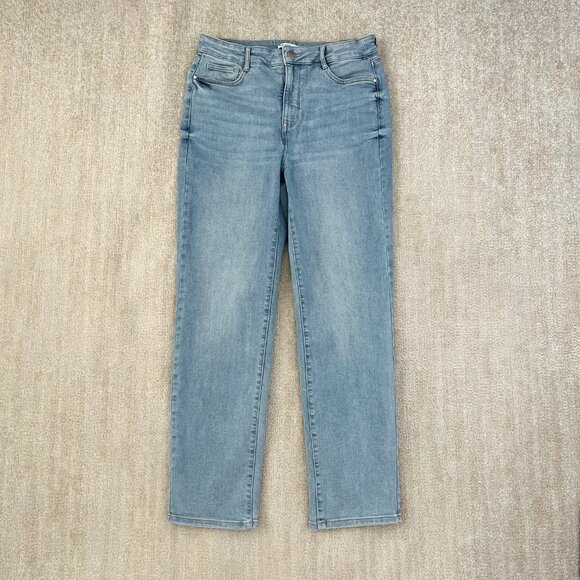 Nine West Slim Straight Blue Jeans 12 - Picture 1 of 11